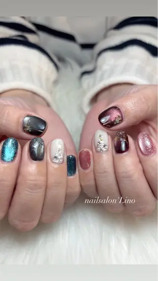 ネイル Lino𓂃⟡.· Chizuruのネイルデザイン