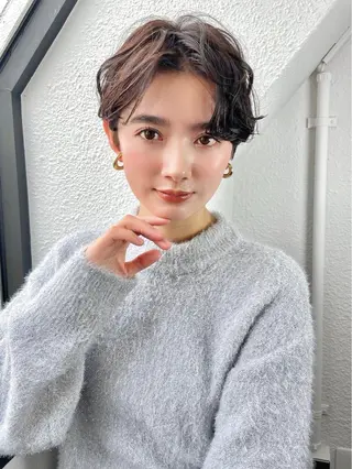 ショート カラー 🦋透明感カラー🦋 なつやのヘアスタイル