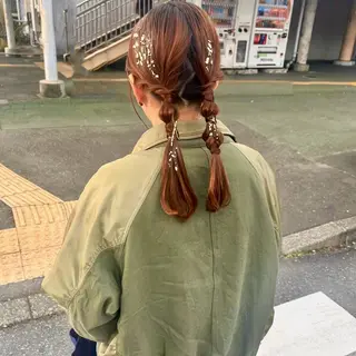 ヘアアレンジ 𓊆透明感カラー𓊇 mako 👒のヘアスタイル