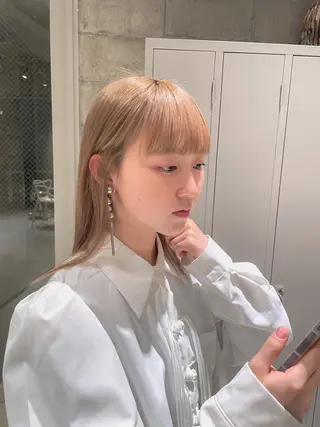 ミディアム カラー 艶髪🌿🫧 yukakoのヘアスタイル