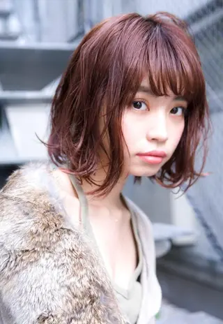 ミディアム カラー hao所属・西山 頌太のヘアスタイル