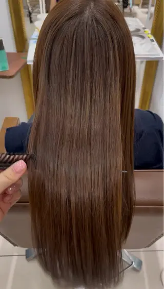 ロング 髪質改善ピンクカラー 💞はな🫧🎀のヘアスタイル