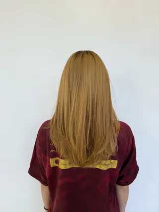 ロング 杏 華のヘアスタイル