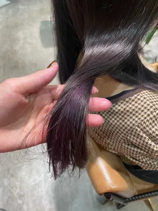 ロング 大久保 優香のヘアスタイル