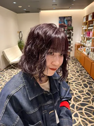 パーマ hair make BEHIVE ichibancho AVEDA所属・渡邉  日向子 🌙レイヤー・パーマのヘアスタイル