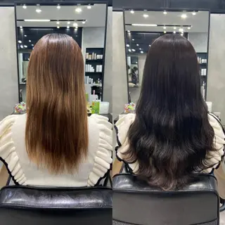 セミロング カラー ヘアアレンジ ar+ ❤︎ maiのヘアスタイル