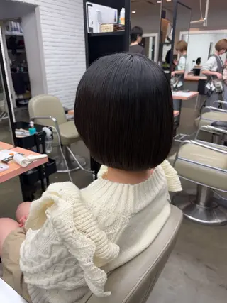 ショート DIFINOaoyama所属・🎧ayaka/ボブ /透明感カラー🩵のヘアスタイル