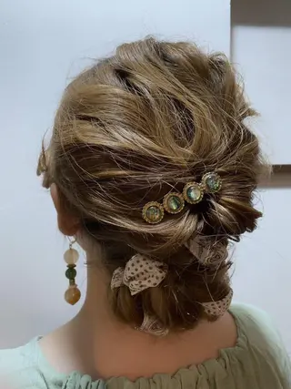 ロング ヘアアレンジ 🦋透明感 艶カラー Rie🦋のヘアスタイル