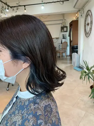 ミディアム 💛ハイトーン💛 りむのヘアスタイル