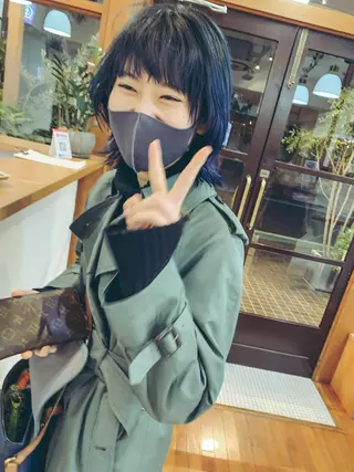 ミディアム カラー つくばUtooe's 副店長　寺沢颯のヘアスタイル