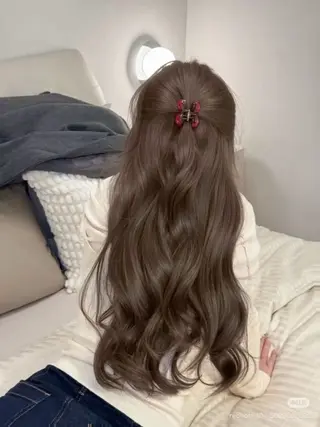 カラー 🤍透明感グレージュ オリーブ🤍RINのヘアスタイル