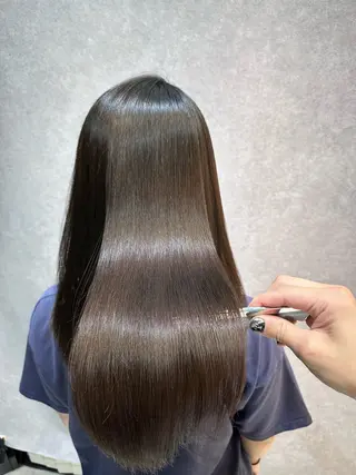 ロング 🔸縮毛矯正/髪質 改善カラー石崎🔸のヘアスタイル