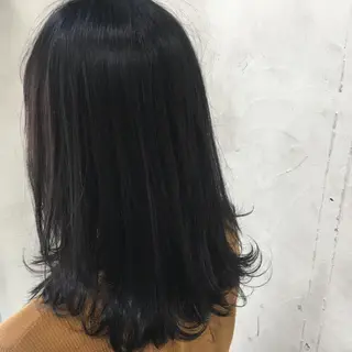 ミディアム セミロング カラー せこぐち まいのヘアスタイル