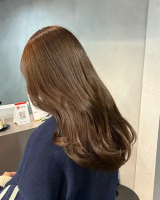 ロング レイヤーカット×暖色 カラー🎀ASAKAのヘアスタイル