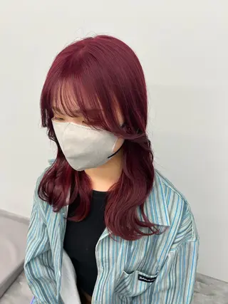 カラー 韓国style Mifūのヘアスタイル