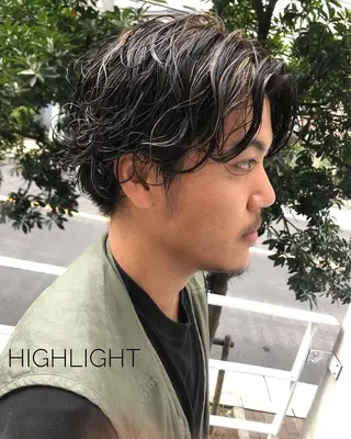 メンズ メンズ特化美容師 ハスイルイのヘアスタイル