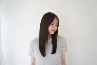 ロング カラー 道添 怜奈のヘアスタイル