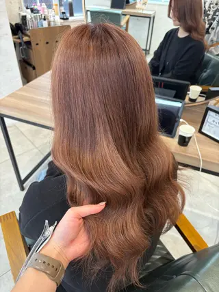 ロング 🧸艶ブリーチ/深み カラー🌺Noa🌺のヘアスタイル