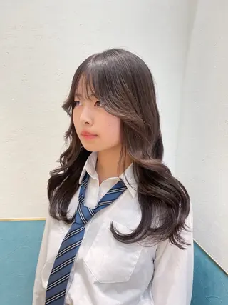 ロング 韓国レイヤー 🧸🤍ちずみのヘアスタイル