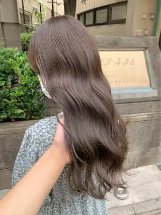 ロング カラー ヘアアレンジ 艶髪/髪質改善/ NATSUKI🍯のヘアスタイル
