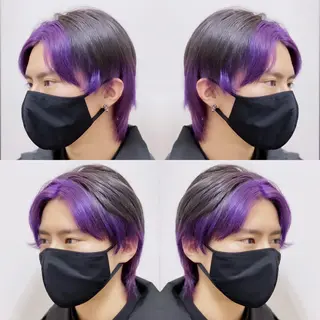 ショート カラー メンズ "PEPPU "所属・派手髪、ハイトーン ショートヘアShinのヘアスタイル