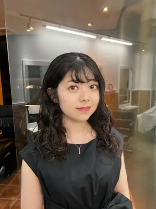 ロング パーマ MION✂️ 似合わせカットのヘアスタイル