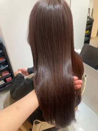 ロング ✨色持ちの良い艶 カラー✨蟹江真世のヘアスタイル