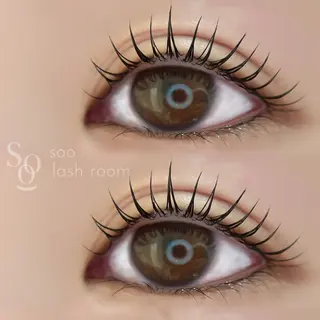 マツエク・マツパ soo lash room yuukaのマツエク・マツパデザイン