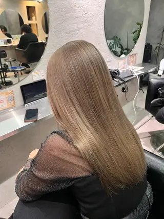 セミロング カラー 韓国系/ダブルカラー /トグチリンカのヘアスタイル