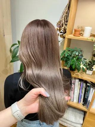 セミロング カラー 暖色カラー/似合わせ カット/名古屋/辻のヘアスタイル