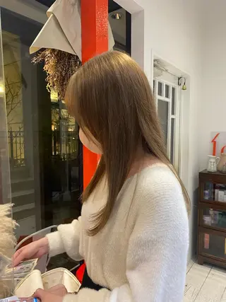 ロング 原田 梓未のヘアスタイル