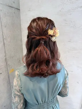 ヘアアレンジ 女性に人気♪ はやしほのかのヘアスタイル