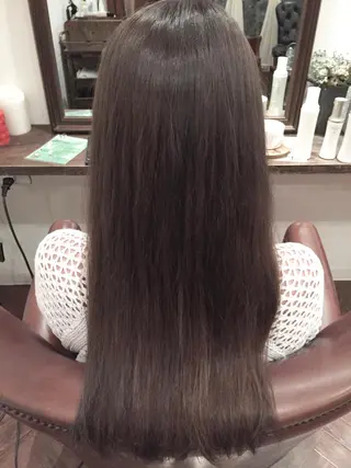 ロング カラー いしだ みさきのヘアスタイル