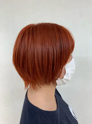 ショート カラー 透明感カラー/ ダブルカラー /ソラのヘアスタイル