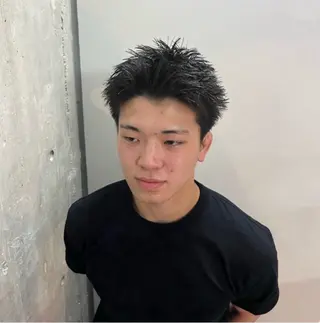 ショート カラー パーマ メンズ 🔥メンズ 特化🔥菊水皐暉🔥のヘアスタイル