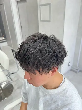 パーマ メンズ SENA 再現性 パーマと縮毛矯正のヘアスタイル