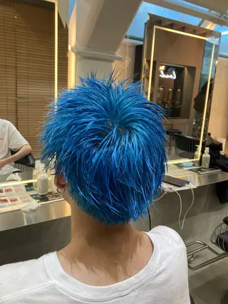 ショート ダブルカラー /垣尾颯大のヘアスタイル