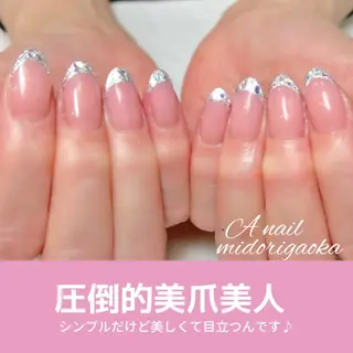 ミディアム ネイル 大人可愛い高技術ネイ ル♡美爪A nailのネイルデザイン