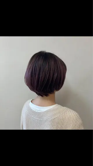 ショート 【白髪ぼかし】 愛甲竜佑のヘアスタイル