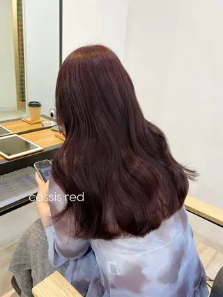セミロング カラー 【女性限定】 田中明莉🎀のヘアスタイル