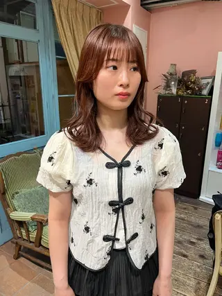 セミロング rotika by Doll hair所属・RYOKA 心斎橋美容室のヘアスタイル