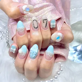 ネイル ayaka ギャルネイル🎀のネイルデザイン