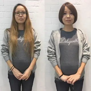 ショート カラー 鈴木 翔梧のヘアスタイル