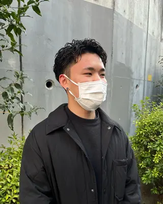 メンズ aim所属・宮崎 恵多のヘアスタイル