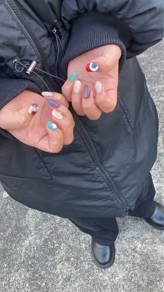 ネイル nailsalon　hue所属・小山 羽奈のネイルデザイン