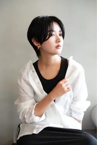 ショート カラー soigne 表参道【ソワネ】所属・八幡 空乃のヘアスタイル