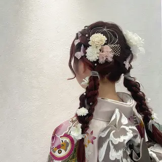 ロング ヘアアレンジ HairYacht所属・Konatsu .のヘアスタイル