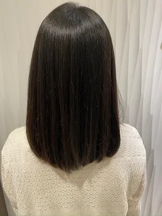 ミディアム 大倉 未波のヘアスタイル