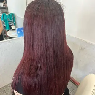 カラー 町田 里奈のヘアスタイル