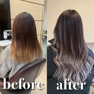 ロング カラー シールエクステ/ 髪質改善💐yuuのヘアスタイル